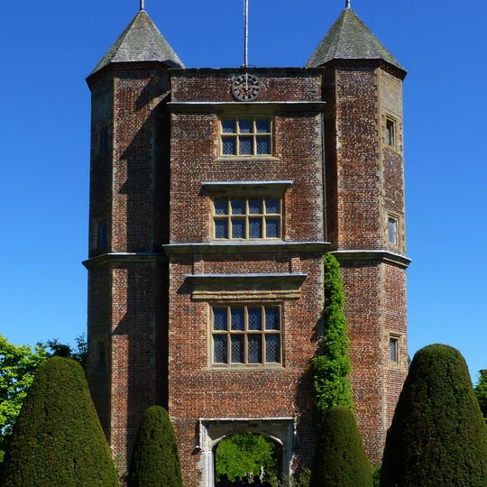 Tower and walls 30 yards east of the West Range at Sissinghurst Castle