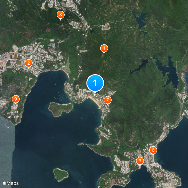 Baie de Repulse Carte