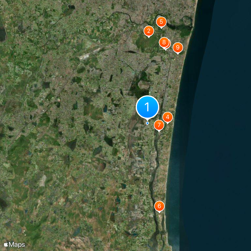 Karapakkam Map