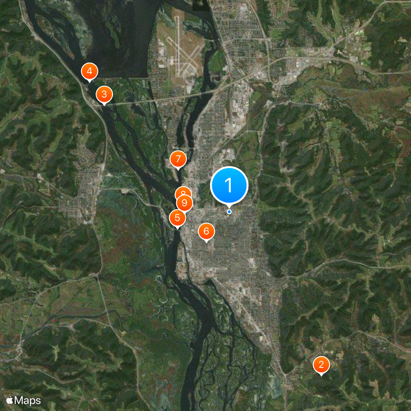 University of Wisconsin–La Crosse Map