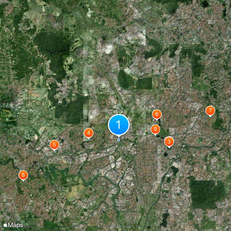 Management and Science University Map