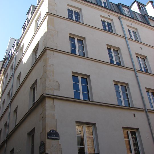 Immeuble, 10 rue Saint-Germain-l'Auxerrois, 1 rue des Orfèvres