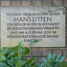 Gedenktafel für Hans Litten