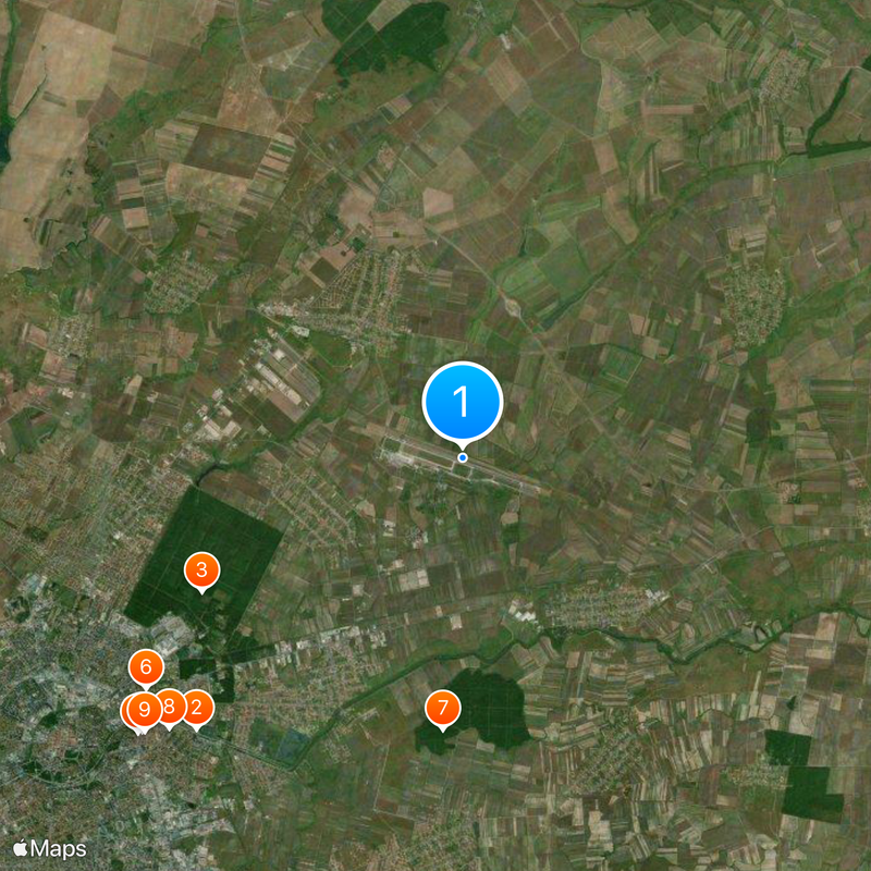 Traian Vuia International Airport Map