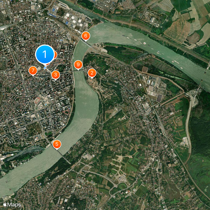 Novi Sad Map