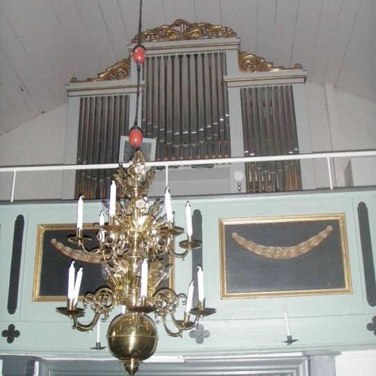Gårdeby kyrkas orgel by Carl Elfström