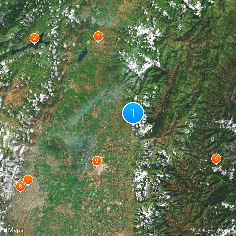 Hacienda El Paraíso Mapa