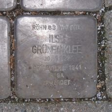 Stolperstein dedicated to Ilse Grünenklee