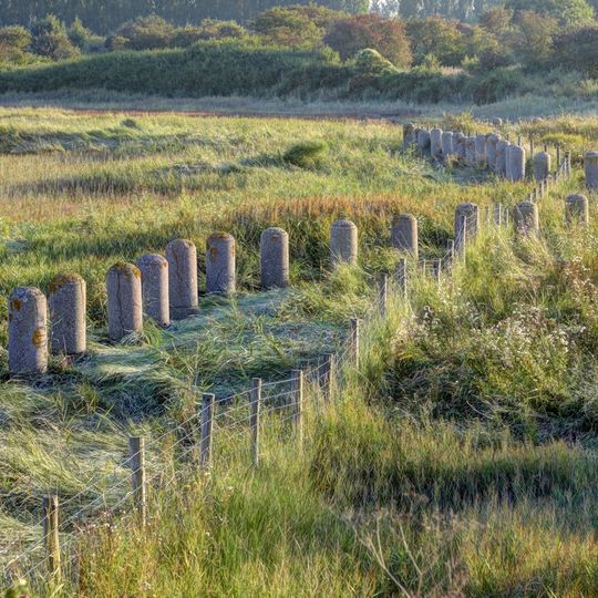 World War Ii Anti-Tank Pimples And Cylinders And Associated Pillbox At Pegwell Bay