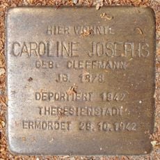 Stolperstein dedicated to Caroline Josephs