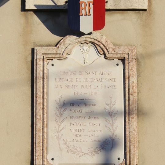 War memorial of Saint-Alban