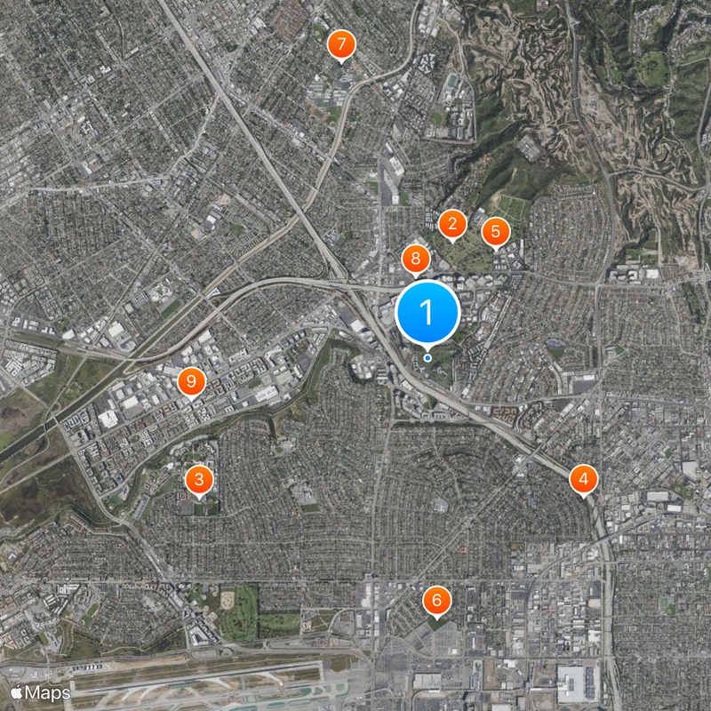 Hillside Memorial Park Carte