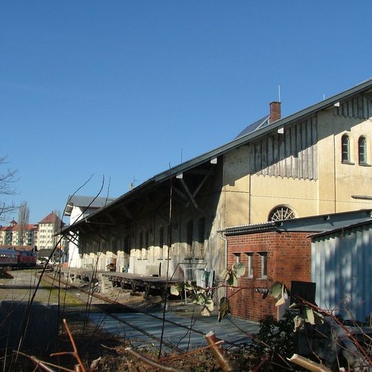 Nebengebäude der ersten Lindauer Bahnhofsanlage