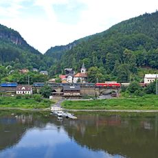 Railway bridge in Dolní Žleb
