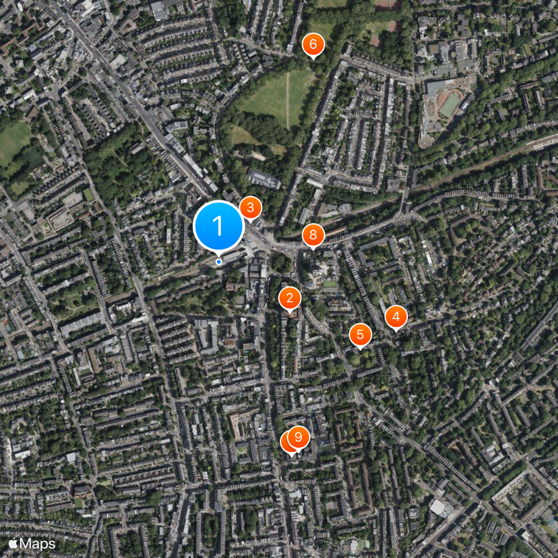 Highbury & Islington station Map