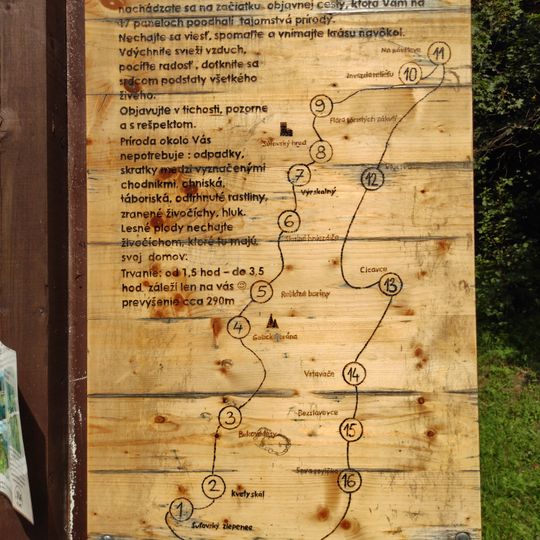 Ścieżka edukacyjna Súľovské skály