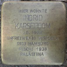 Stolperstein en memoria de Ingrid Karseboom