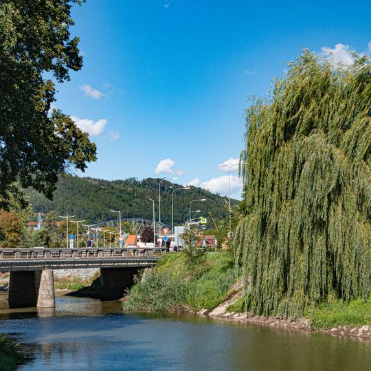 Most ulice Edvarda Beneše přes Svitavu v Blansku
