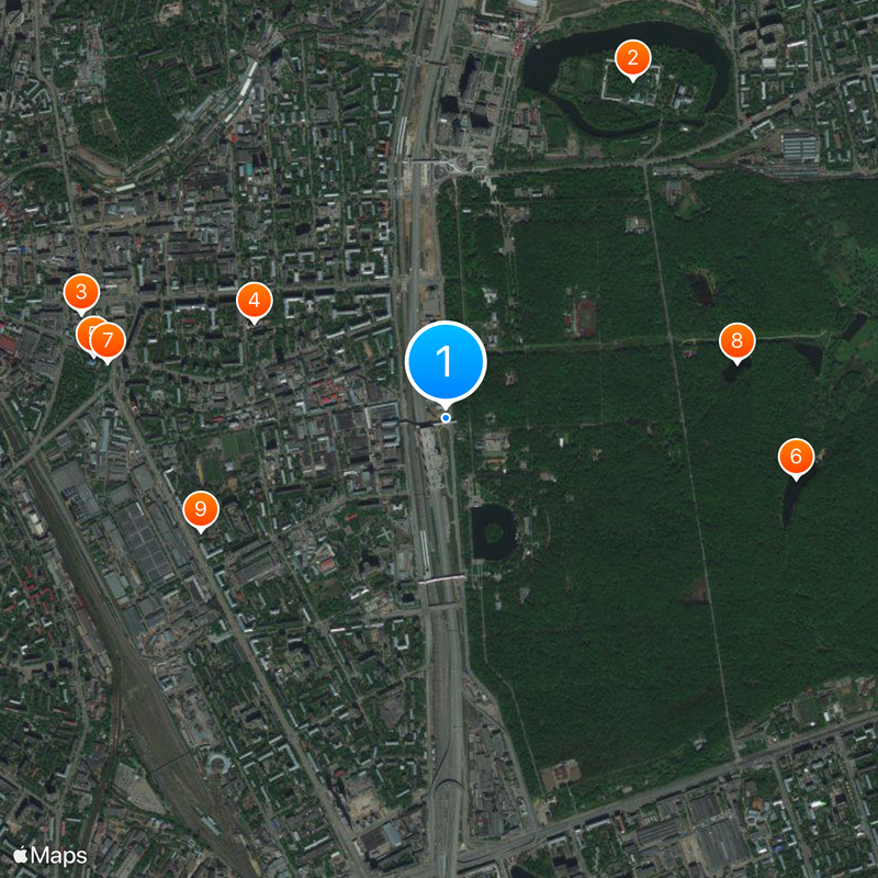 Izmaylovo District Map