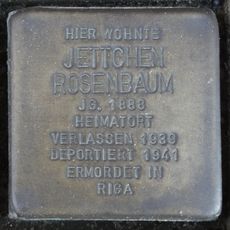 Stolperstein en memoria de Jettchen Rosenbaum