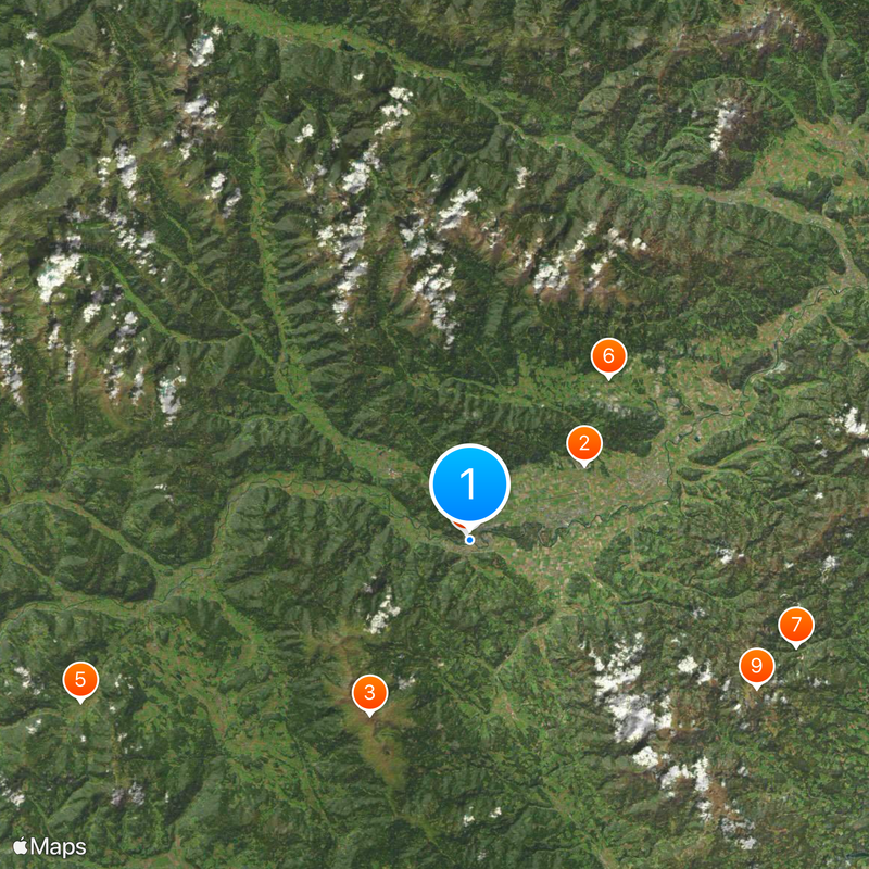 Distrito de Murtal Mapa