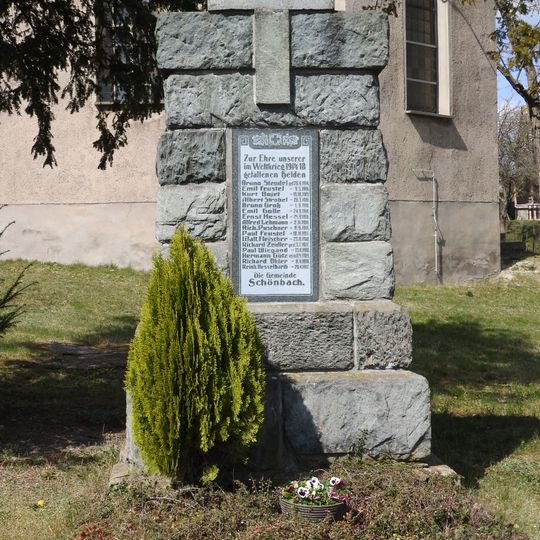 Kriegerdenkmal Schönbach