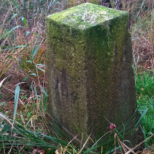 Sächsisch-Preußischer Grenzstein: Pilar Nr. 104