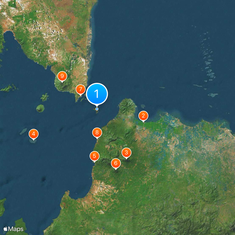 Sunda Strait Bridge Kaart