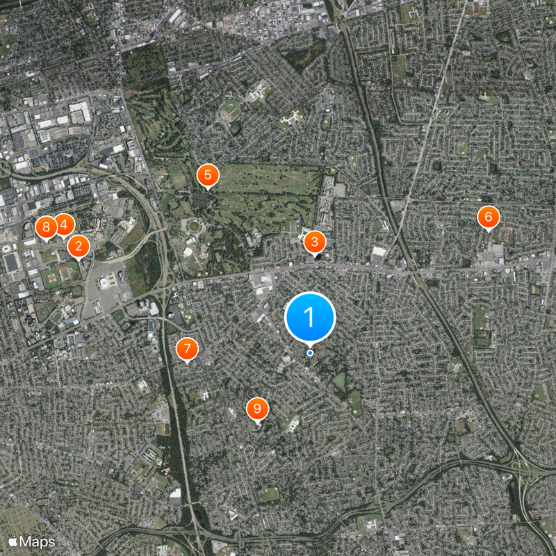East Meadow Map