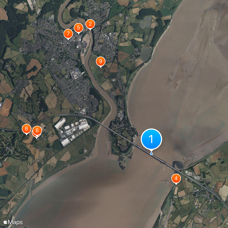 Severn Bridge Map