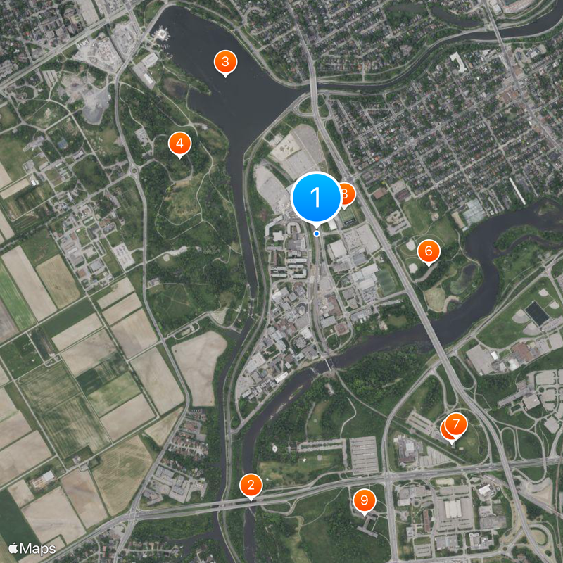Universidad de Carleton Mapa