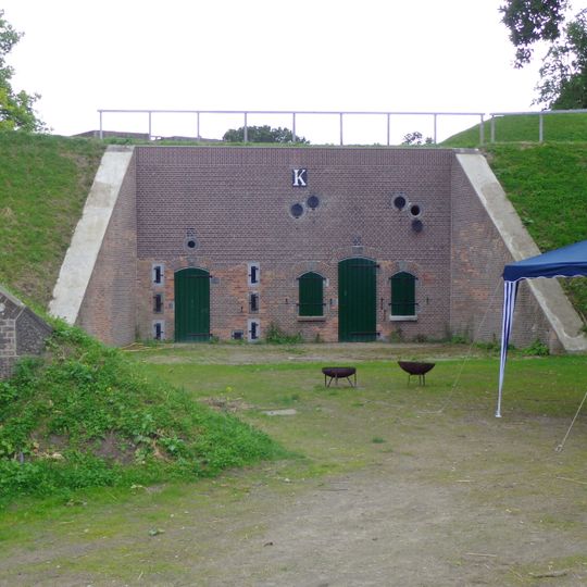 Fort Vechten, remise en logement K