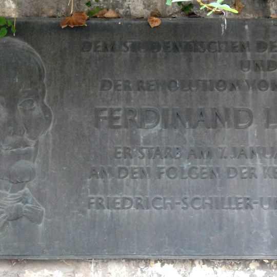 Gedenktafel für Ferdinand Lange