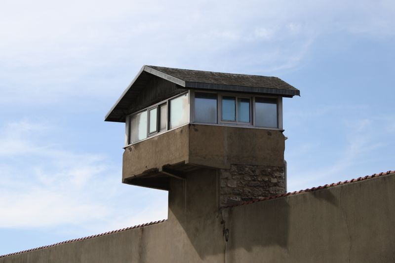 Maison centrale de Poissy - Prison de haute sécurité à Poissy, France.