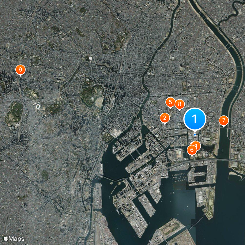 新東京郵便局 Map