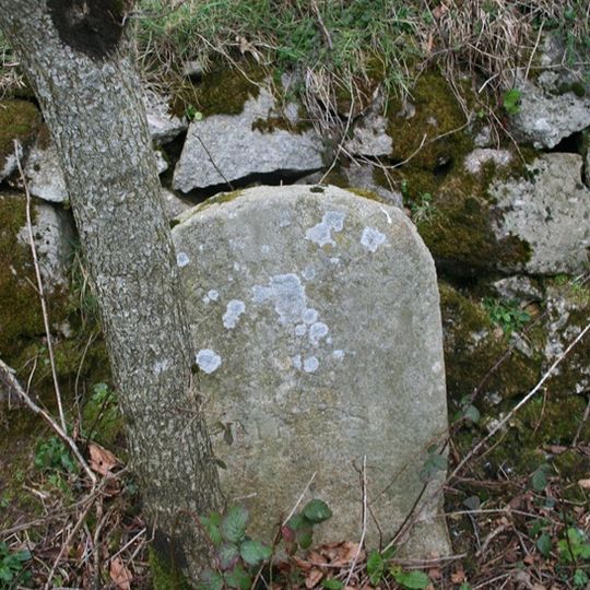 Milestone, Whiddon Down, opp old café building, 100m E of campsite