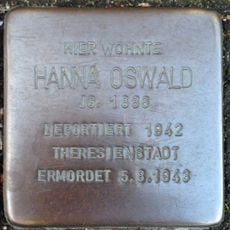 Stolperstein für Hanna Oswald