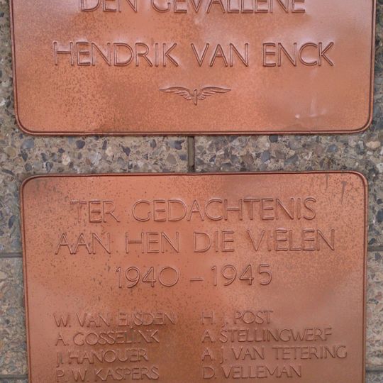 Plaquette in het NS-station
