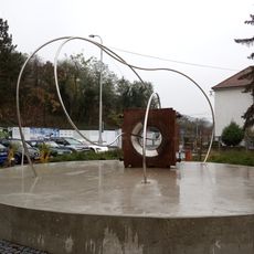Sculpture in front of ÚJV Řež