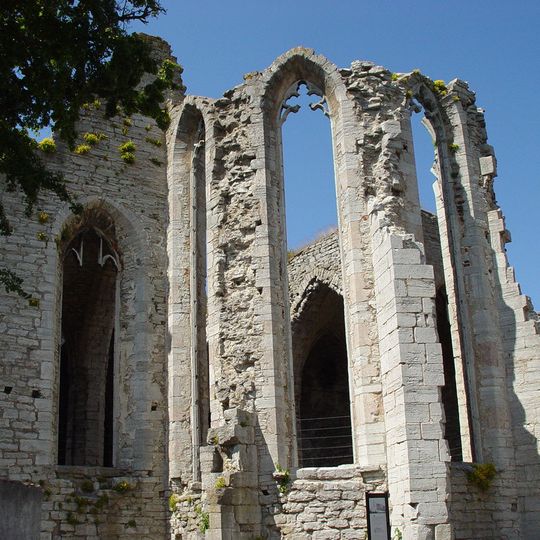 Saint Nicolaus church ruin in Visby