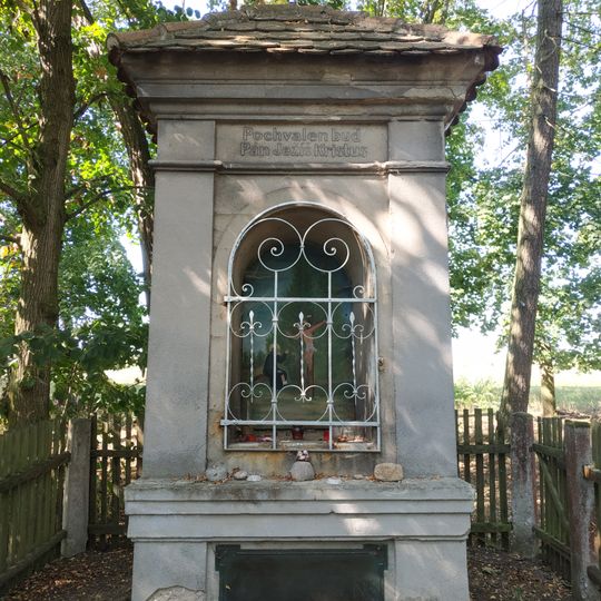 Výklenková kaple sv. Peregrina severovýchodně od Habrové