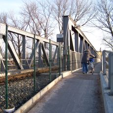 Railway bridge over the Elbe in Nymburk