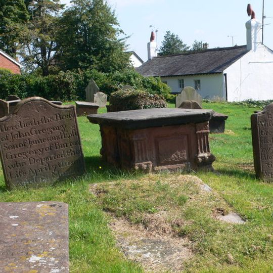 Group of 18 chest tombs, approximately 2 metres from the southeast corner of Church of St Nicholas
