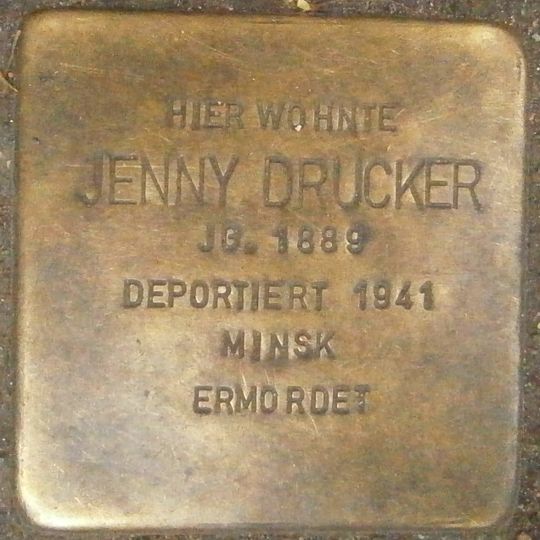 Stolperstein für Jenny Drucker