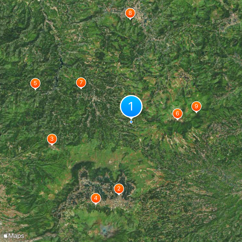 Kurokawa Onsen Map