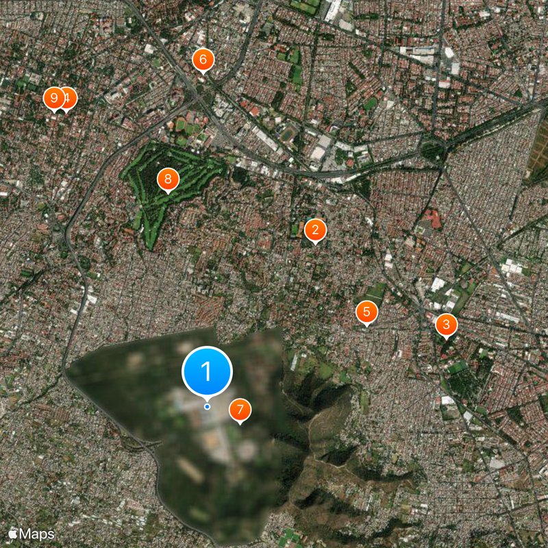 Heroico Colegio Militar Map