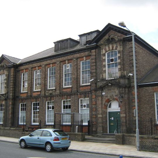 Railway Institute And Forecourt Walls