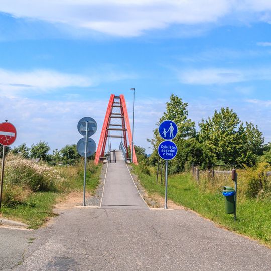 Lávka pro pěší Libonice - Hořice přes silnici I/35