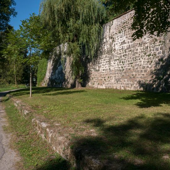 City wall of Braunau am Inn