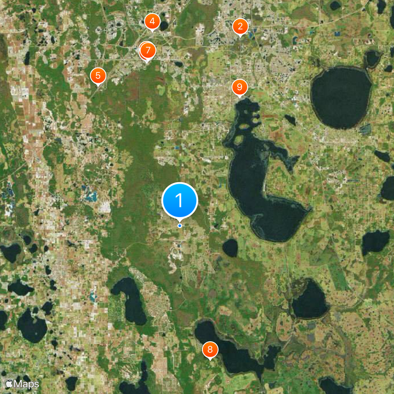 Poinciana Map